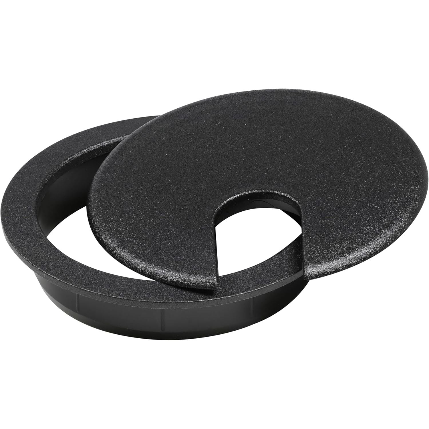 Buy now 5 Pack Rok Hardware 3" (76mm) Black Round Computer Desk Table Port Wire Cable Cord Organizer Hole Cover Grommet, ROKRG3BLK at indiglob india
