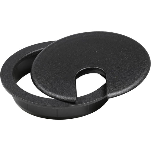 Buy now 5 Pack Rok Hardware 3" (76mm) Black Round Computer Desk Table Port Wire Cable Cord Organizer Hole Cover Grommet, ROKRG3BLK at indiglob india