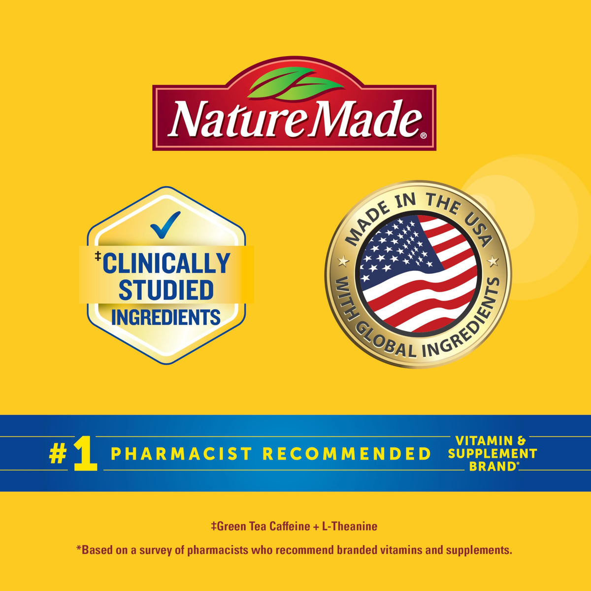 Nature Made Focus Boost Capsules, Fast Acting Focus Supplement, 30 Capsules