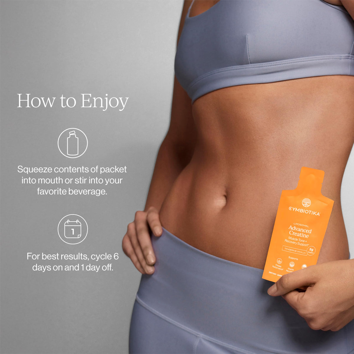 CYMBIOTIKA Liposomal Creatine 5g for Muscle Recovery & Performance