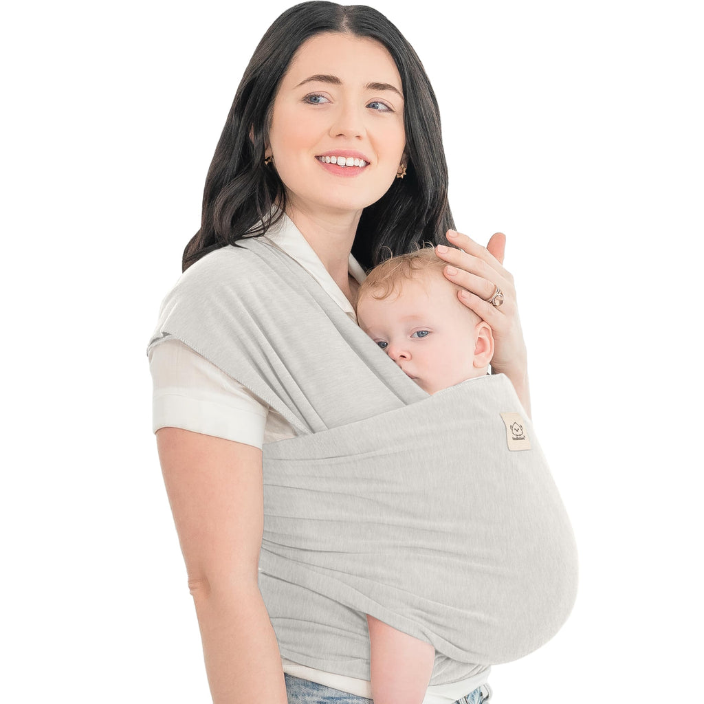 Buy now KeaBabies Baby Wrap Carrier - All in 1 Original Baby Carrier Newborn to Toddler Sling, Easy to Wear, Hands Free Bonding, Lightweight, Breathable Infant Wraps (Classic Gray) at indiglob india