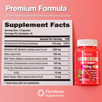 Berberine 1500mg GLP-1 Weight Loss Supplement Pills for Women & Men