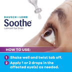 Buy now Soothe Preservative-Free Lubricant Eye Drops, Dry Eye Relief, Moisturizing, for Fast Relief & Gentle Enough for Sensitive Eyes and LASIK Dryness, Single-Use Vials, 30 Count at indiglob india