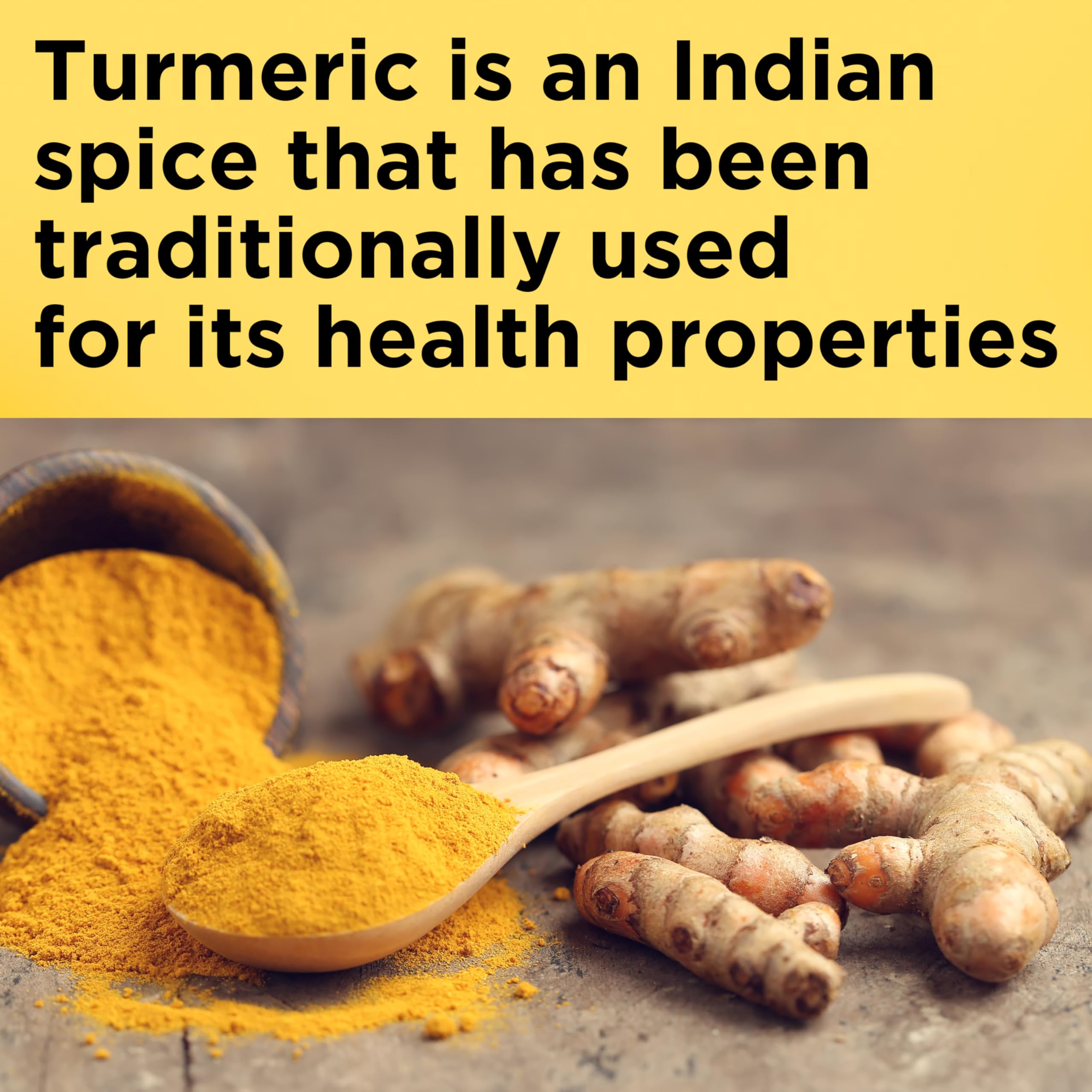 Nature Made Turmeric Curcumin 500 mg, Herbal Supplements, 120 Capsules | Turmeric Curcumin Supplement for Antioxidant Support, Gluten Free, 120 Day Supply