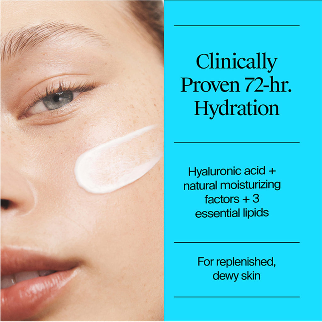 Neutrogena Hydro Boost Water Cream, 1.7 fl. oz + Gel Cleanser, 0.5 fl. oz | Alcohol- and Fragrance-Free, Suitable for Sensitive Skin, With Hyaluronic Acid, For a Daily Hydration Routine