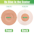 PPMAK-40 PCS Sensor Covers for Libre 2/3-Adhesive Patches-Waterproof CGM Tape No Glue On The Center-Color Tan and Long Lasting (40 PCS)