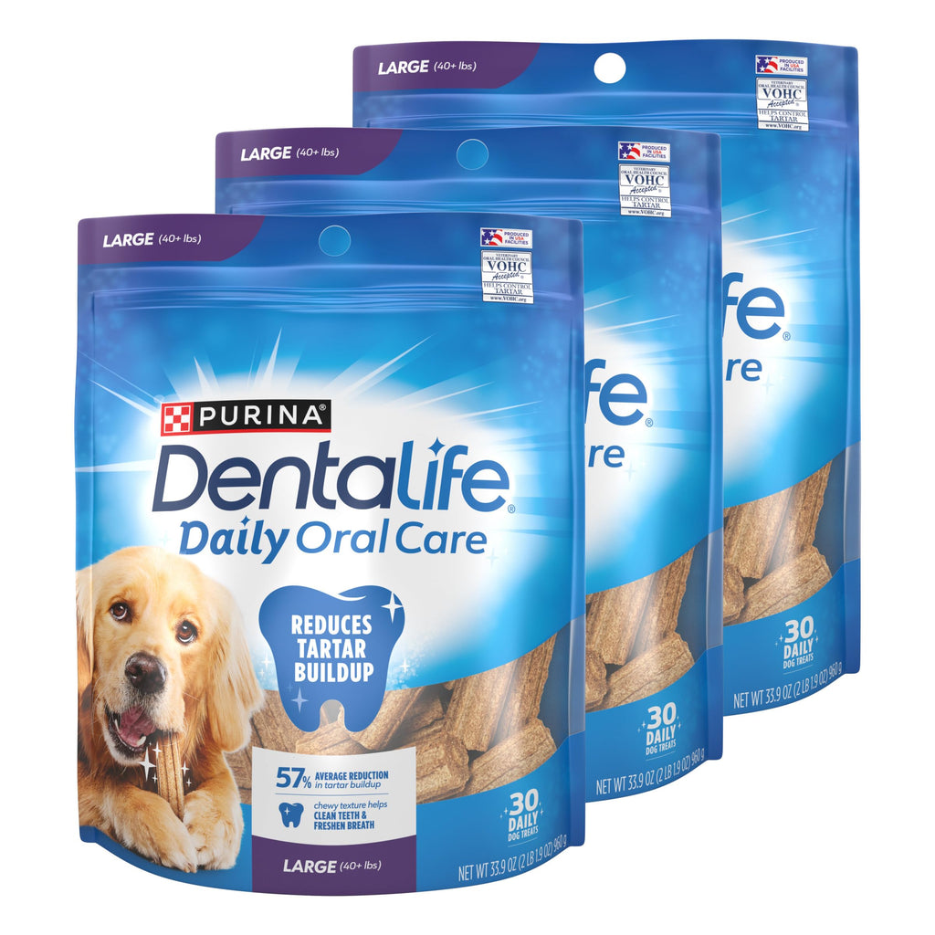 Dentalife Purina Daily Oral Care Dental Chews for Large Dogs - 90 ct.