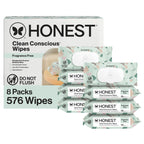 Buy now The Honest Company Hypoallergenic Multi-Use Baby Wipes for Sensitive Baby Skin Rainbow 60 Count at indiglob india