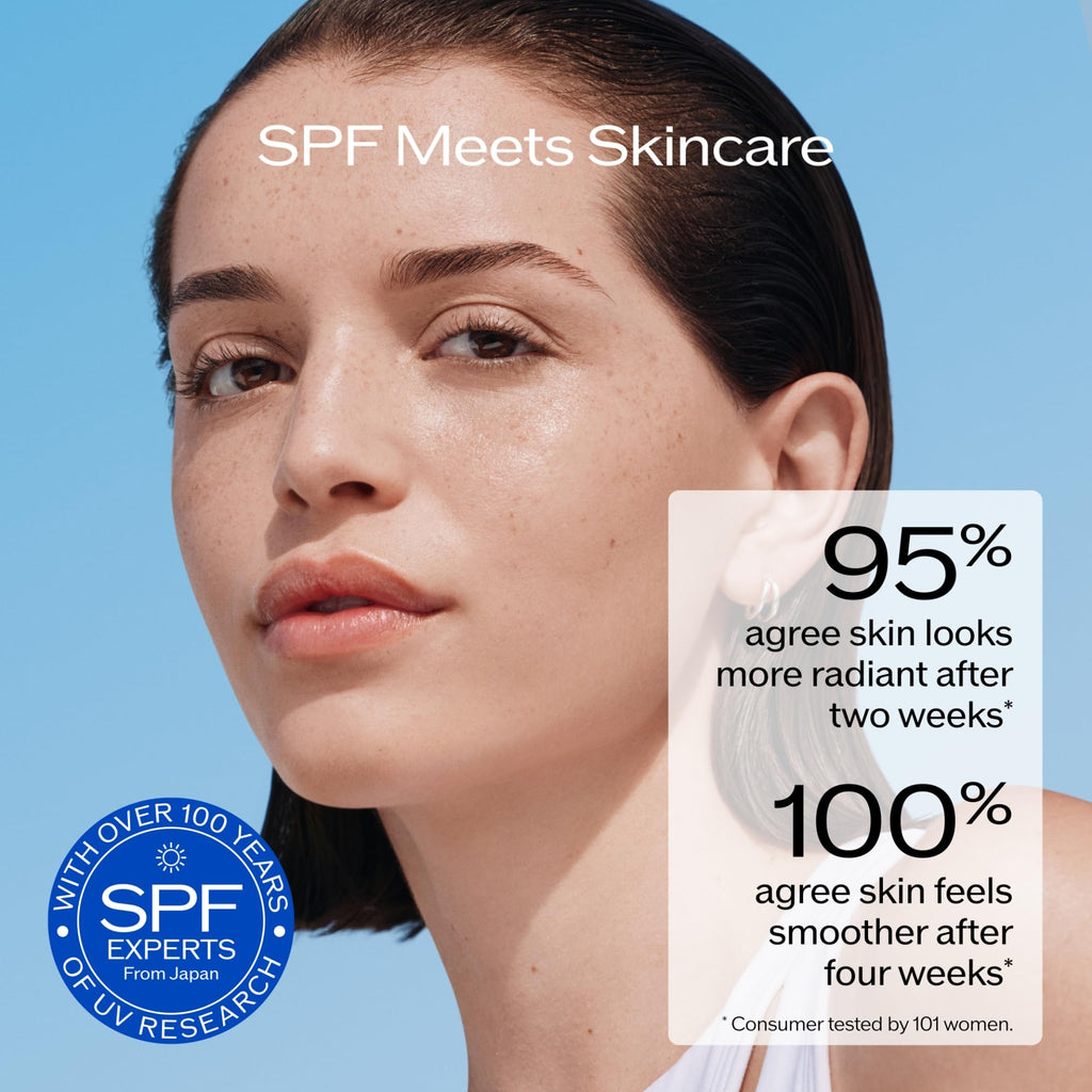 Shiseido Clear Sunscreen Stick - Invisible Broad-Spectrum Face Sunscreen - Wear Under & Over Makeup - Lightweight Formula - All Skin Types