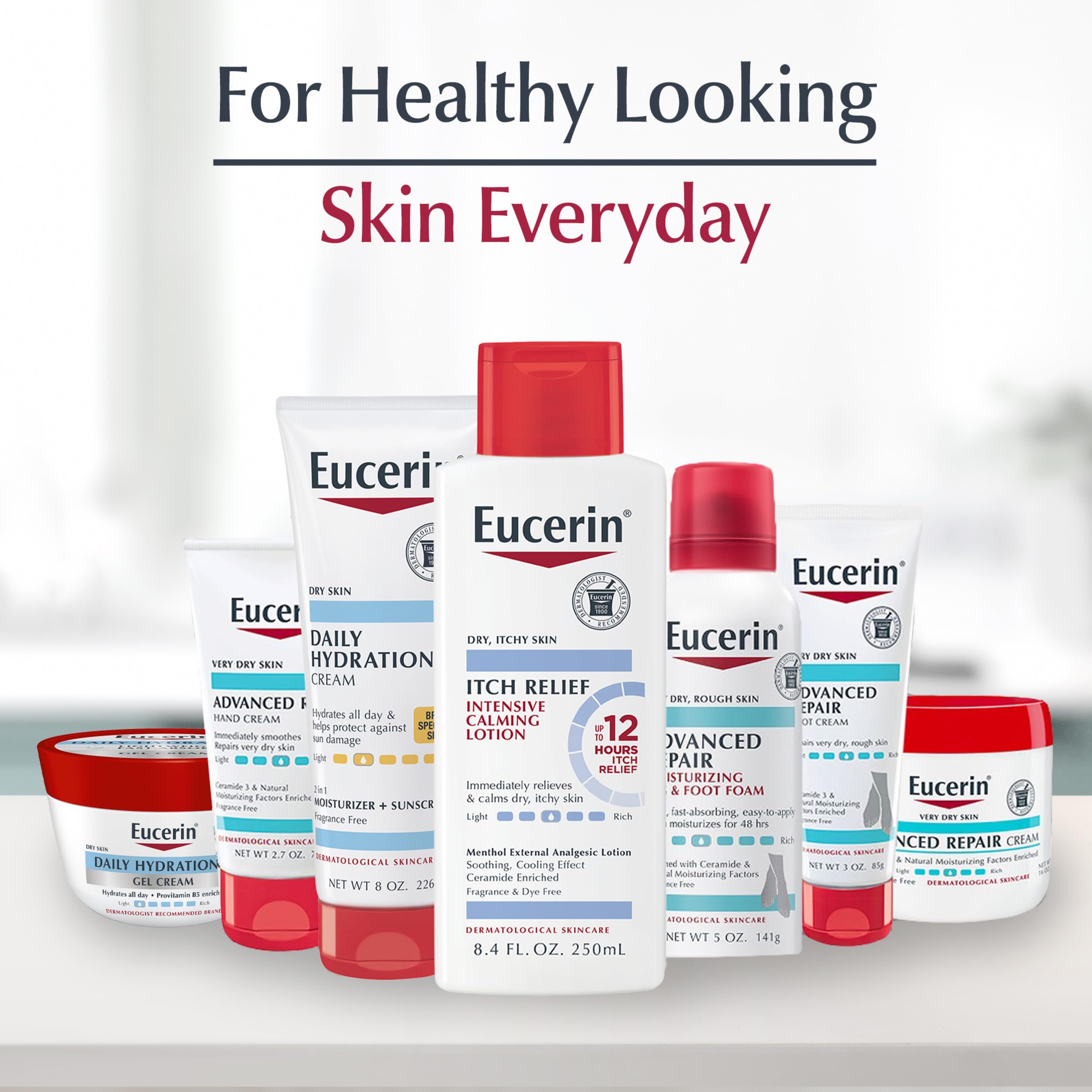 Eucerin Skin Calming Body Lotion with Natural Oatmeal, 16.9 FL OZ | Body Moisturizer for Dry, Itchy Skin with Natural Oatmeal and Glycerin, 24 Hours of Hydration, Paraben and Fragrance Free