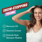 Batiste Volumizing Dry Shampoo for Added Body and Texture, 5.71 Oz | For Fresher, Fuller, Voluminous Hair; Refresh Hair and Absorb Oil Between Washes; Waterless Shampoo