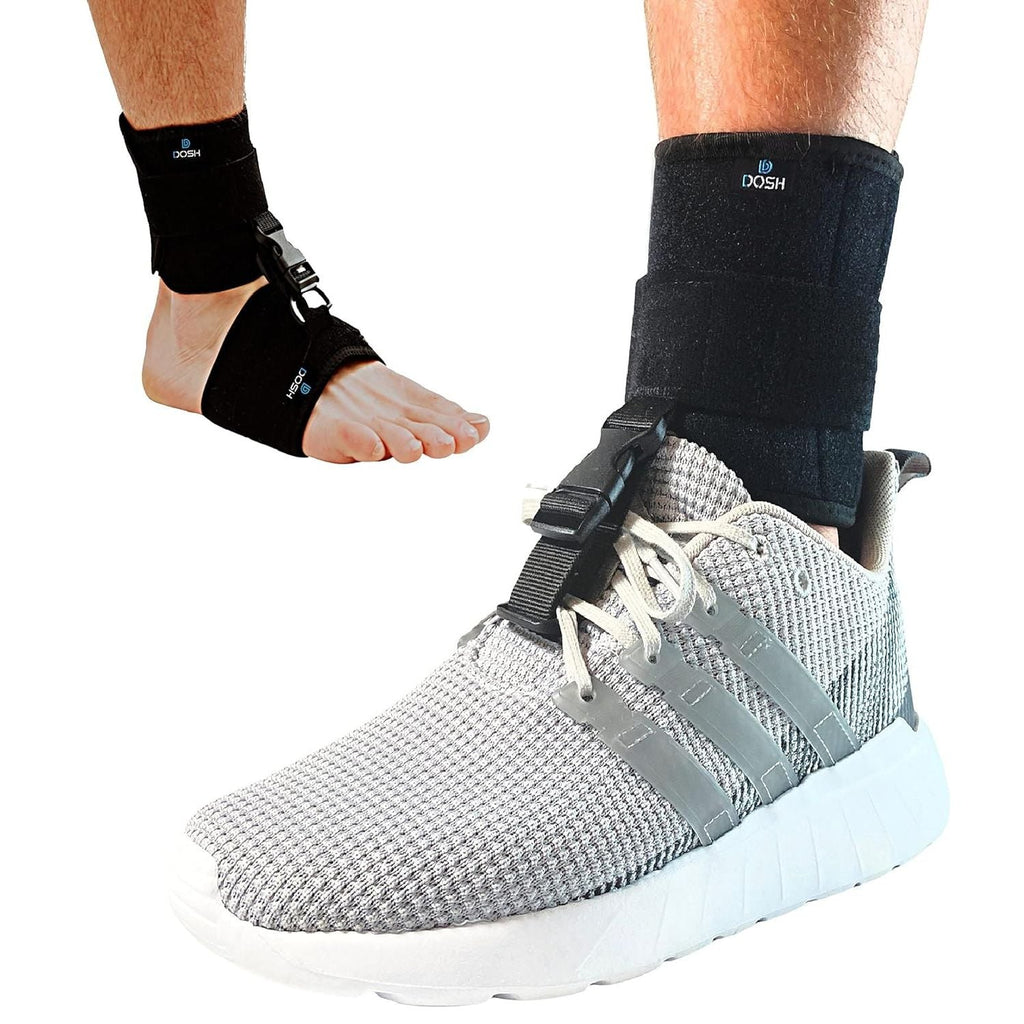 Buy now AFO Foot Drop Brace - Drop Foot Brace for Walking - AFO - Unisex (Black) Black at indiglob india
