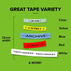 DYMO LetraTag 100H Silver Handheld Label Maker & LT Label Tapes, Thermal Printing, Easy-to-Use, Great for Home & Office Organization