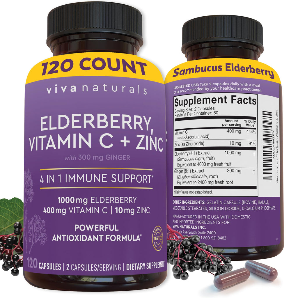 Viva Naturals Vitamin D3 5000 IU Softgels, 360 Count (125 mcg), Supports Bone & Immune Health, High Potency Vitamin D