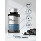 Horbäach Zinc Picolinate 100mg | 180 Capsules | High Potency