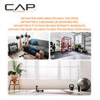 CAP Barbell Folding Exercise Mat – Durable, Anti-Tear, Thick Padding for Fitness, Aerobics, Gymnastics & Home Workouts. 72"L x 24"W x 2"Thick. BLACK