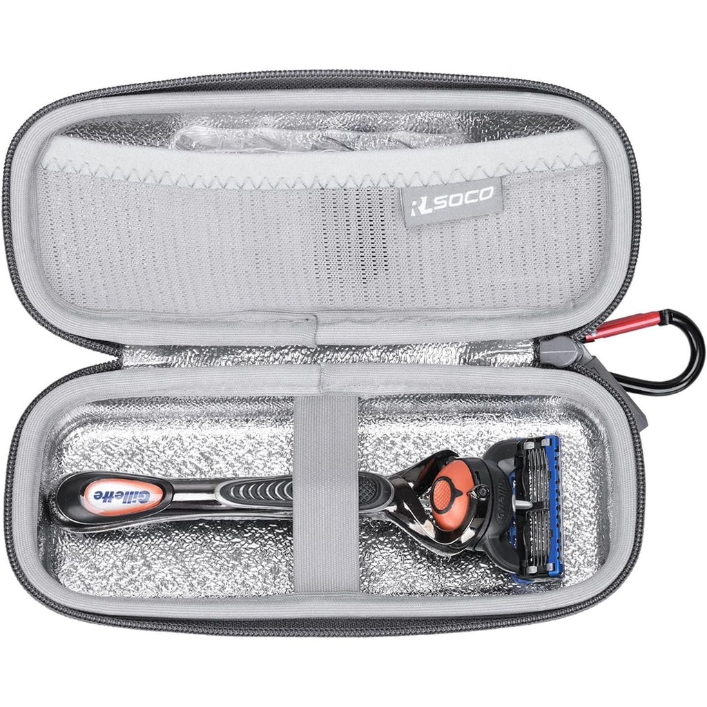 Buy now RLSOCO Case for Razors,Hard Case Compatible With Gillette Fusion5 & Proglide Shield Men's Razor (Bag Only) at indiglob india