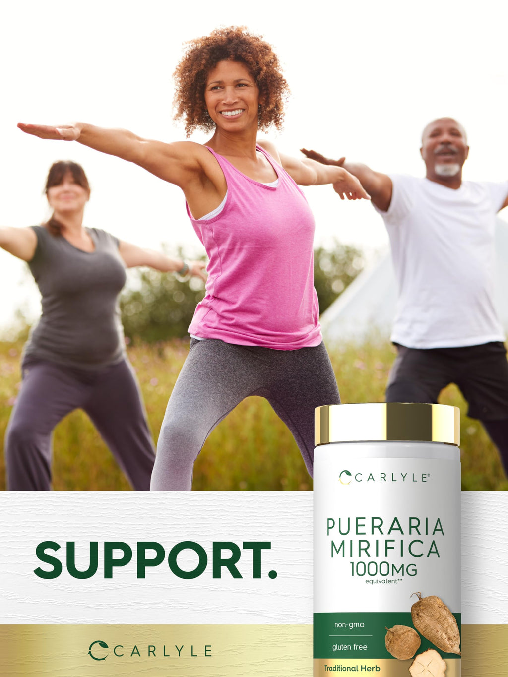 Carlyle Pueraria Mirifica Capsules | 120 Count | Root Extract