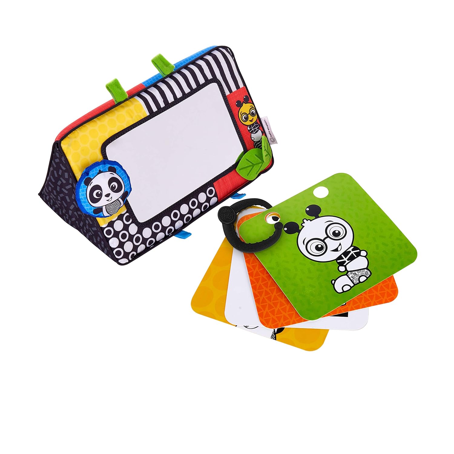 Buy now Baby Einstein Flip For Art High Contrast Floor Activity Mirror with Take Along Cards, Tummy Time Play, Newborn+ at indiglob india