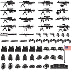 Buy now 83 Pcs Toy Soldiers Figures US Army Battle Toy Set - Weapons Pack Military Weapon Battle Building Blocks Compatible with Major Brand, 3 Years Old and up at indiglob india