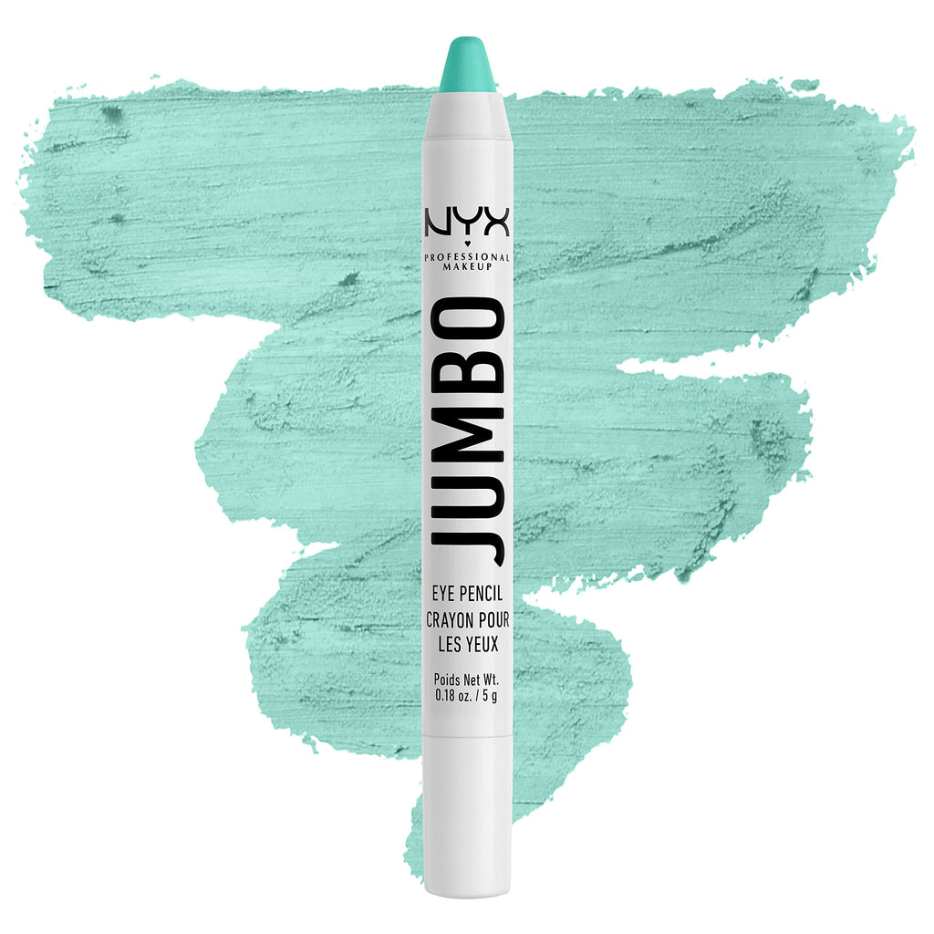 Buy now NYX PROFESSIONAL MAKEUP Jumbo Eye Pencil, Blendable Eyeshadow Stick & Eyeliner Pencil - Cottage Cheese (Silver) 0.18 Ounce (Pack of 1) 637 Macaroon (Mint) at indiglob india