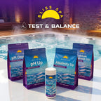 Spa Hot Tub Test Strips with App 6 in 1 (150 Strips) Easy, Accurate Testing