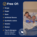 Mommy's Bliss Kids Sleep Support Melatonin Chewable, Grape Flavor, 35 Ct | Tablets; Calming Herbs; Sugar Free Kids Melatonin, Age 3+; 35 Count (Pack of 1)