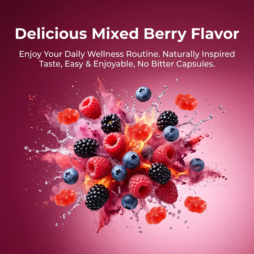 Bloomin Shilajit Gummies for Women - Feminine Wellness Supplement with Natural Energy & Daily Balance, Mixed Berry Flavor, Daily Herbal Gummies for Women - 60 Count