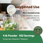 Stevia Sweetener Powder with Allulose, 4 lb (64 oz) | Zero-Calorie Sugar Substitute | Reduced Bitterness | No Erythritol | 453 Servings | Keto & Vegan Friendly | Non-GMO