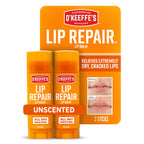 Buy now O'Keeffe's Lip Repair Unscented Lip Balm for Dry, Cracked Lips - Stick (3 Pack) - Moisturizer for Very Dry Lips at indiglob india