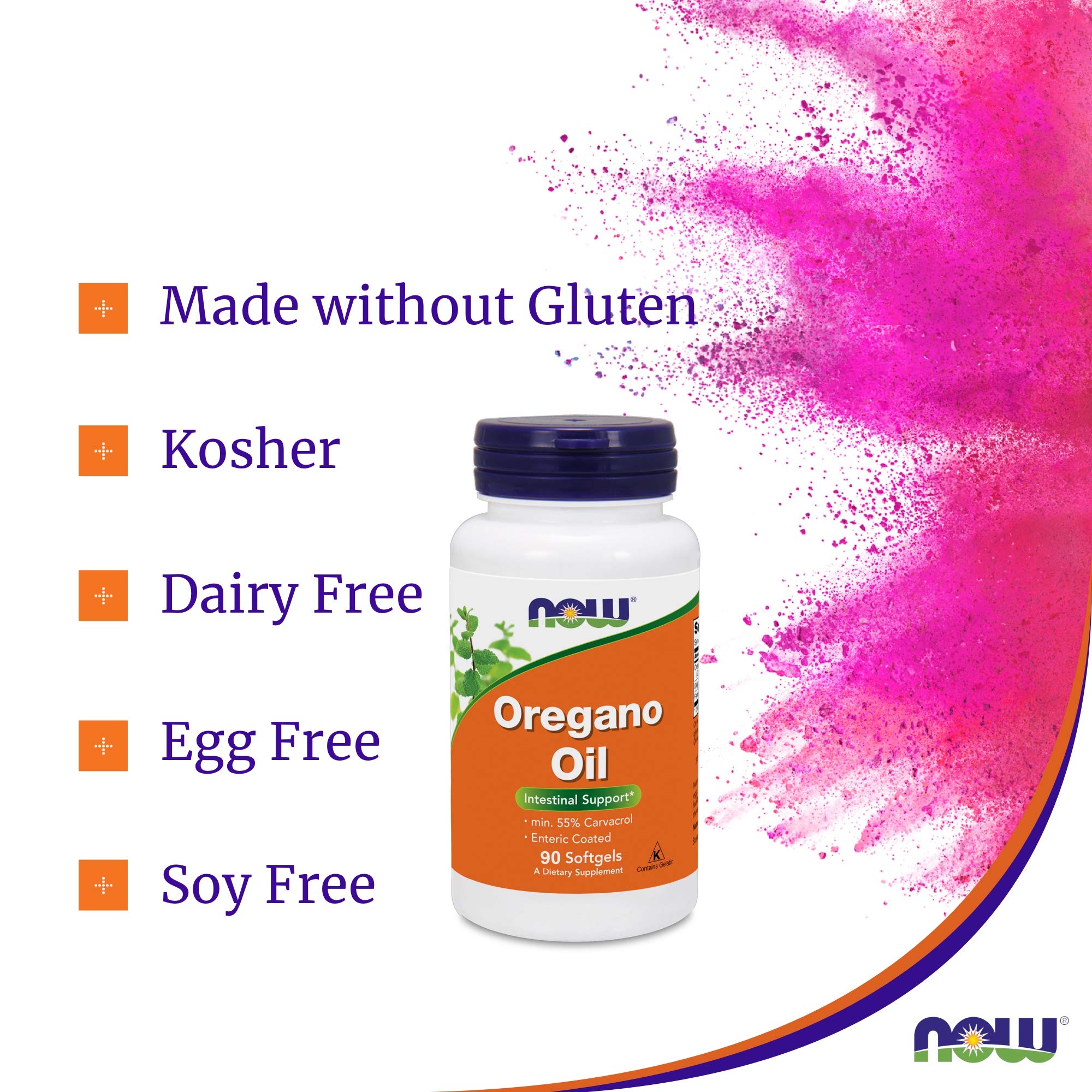 Buy now Now Foods Oregano Oil (Minimum 55% Carvacrol) Æ’?? 181mg, 180 Softgels Æ’?? High Potency Digestive Support Supplement, Promotes Gut Health - Kosher - 180 Servings at indiglob india