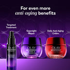 Buy now Olay Retinol Night Cream for Women, Anti-Aging Face Moisturizer, Fragrance-Free, Non Greasy - Anti-Wrinkle, Smooth Fine Lines, Hydrating Skin Care - Triple Collagen Cream, Peptide, Niacinamide, 1.7oz at indiglob india