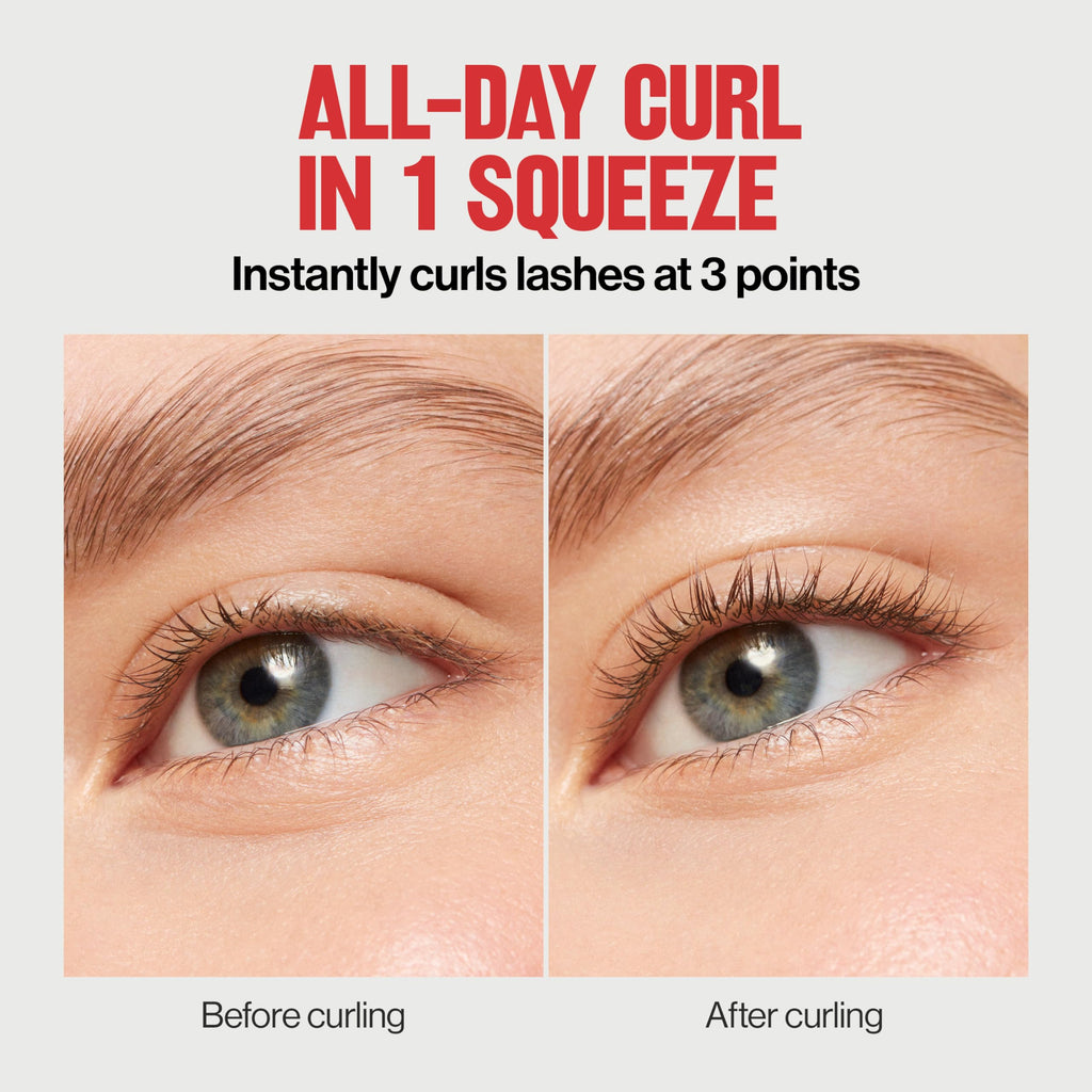 Buy now Revlon Triple-Stepped Lash Curler, Eyelash Lift For a Super-Curled Look in One Squeeze, 3-Tiered Pads for Gentle, Tug-Free Curling, 1 Count at indiglob india