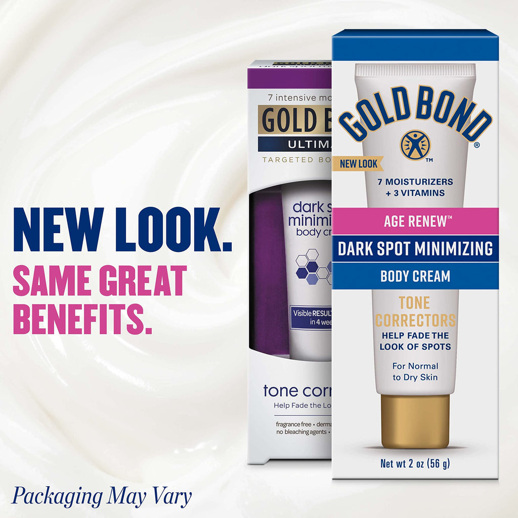 Buy now Gold Bond Age Renew Dark Spot Minimizing Age Renew Body Cream, 2 oz., With No Bleaching Agents at indiglob india