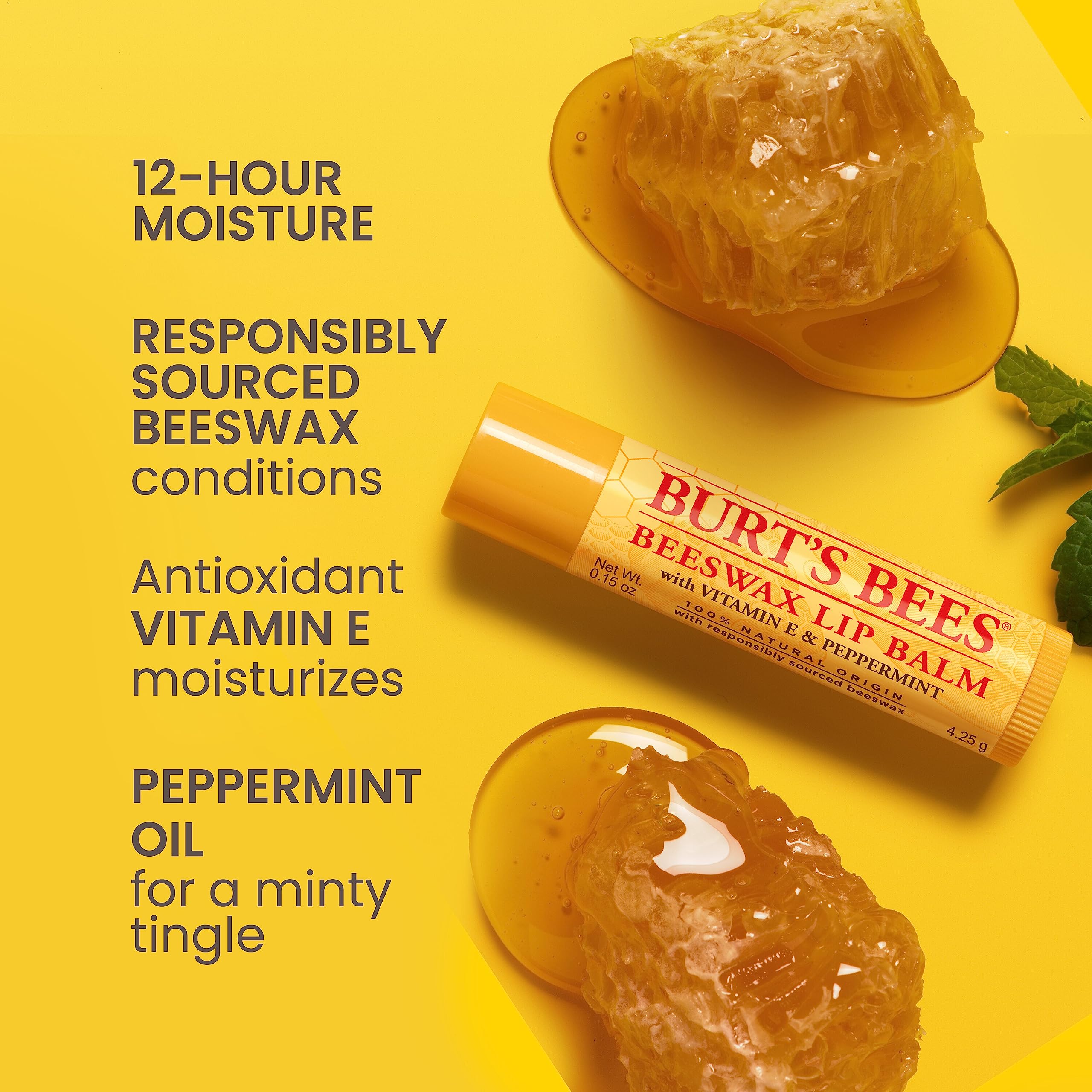 Buy now Burt's Bees Lip Balm Beeswax and Ultra Conditioning Lip Balm Pack, Hydrating Lip Moisturizer with Kokum and Shea Butter, Natural Origin Lip Care, 4 Tubes, 0.15oz. at indiglob india