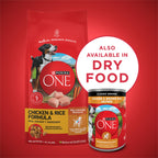 Purina ONE Chicken & Brown Rice Wet Dog Food Classic Ground (12) 13 oz Cans
