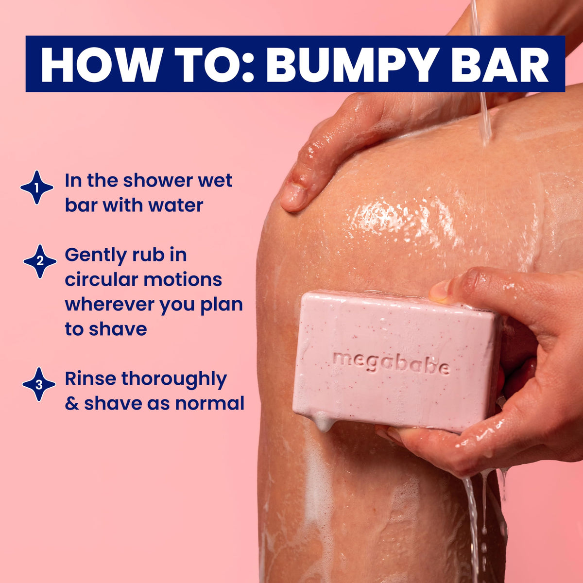 Megababe Bumpy Bar, Pre-Shave Exfoliating Scrub, 4.5 oz
