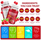 120 Count Magnesium Glycinate Gummies 600mg for Adults, Sugar Free | Supports Relaxation, Magnesium Glycinate Chewable, Non-GMO