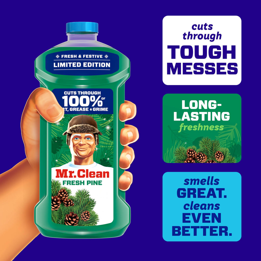 Mr. Clean All Purpose Cleaner, Cleaning Liquid, Fresh Pine, 41oz