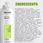 NIOXIN System 2 Scalp Care | Conditioner | Hair Thickening For Natural Hair | Scalp Health | For Natural Hair with Progressed Thinning | Boost Hair Density with Niacinamide & Biotin | Refreshed Scalp