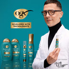 OGX ProGrowth + Peptide Conditioner, 13 fl oz | Thickening, Moisturizes, Reinforces and Strengthens Hair, Reduces Hair Fall Due to Breakage