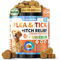 Carmelie Flea and Tick Prevention for Dogs, Flea & Tick + Itch Relief Chews