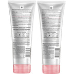 L’Oreal Paris Sulfate Free Glossing Shampoo and Conditioner Set with Glycolic Acid, Provides Intense Glass Shine & Smoothness, Suitable for Dull, Dry, and Color-Treated Hair, EverPure, 13.6 Fl Oz Set