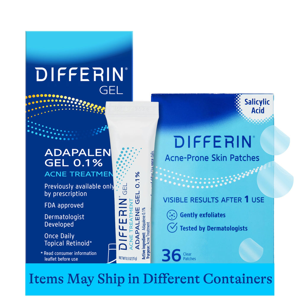 Buy now Differin Acne Treatment Gel, 30 Day Supply, Retinoid Treatment for Face with 0.1% Adapalene, Gentle Skin Care for Acne Prone Sensitive Skin, 15g Tube (Packaging May Vary) at indiglob india