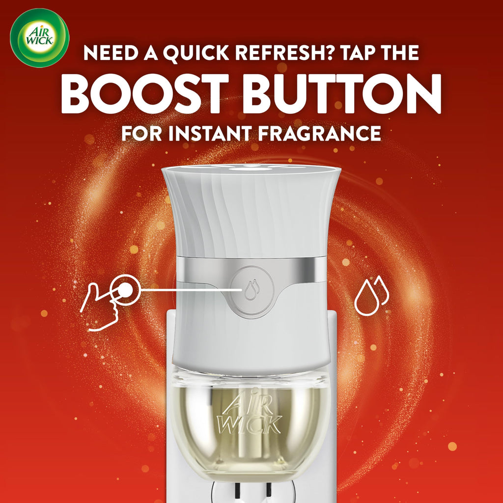 Air Wick Plug In Refill Apple Cinnamon Medley Fall Scent Essential Oils 7ct