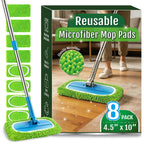 8 Pack Microfiber Replacement Mop Pads for Swiffer Sweeper