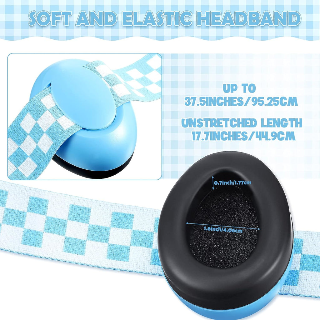Buy now TOODOO Baby Ear Protection Noise Cancelling Ear Muffs Toddler Headphone with Adjustable Elastic Headband for Baby 3-36 Month at indiglob india