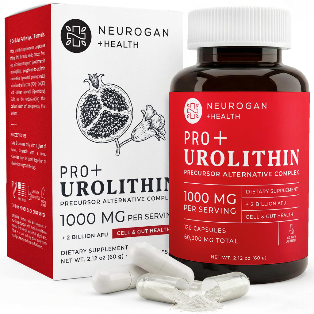Neurogan Urolithin Precursor Pro+ Capsules 1000mg - Mitochondrial Support