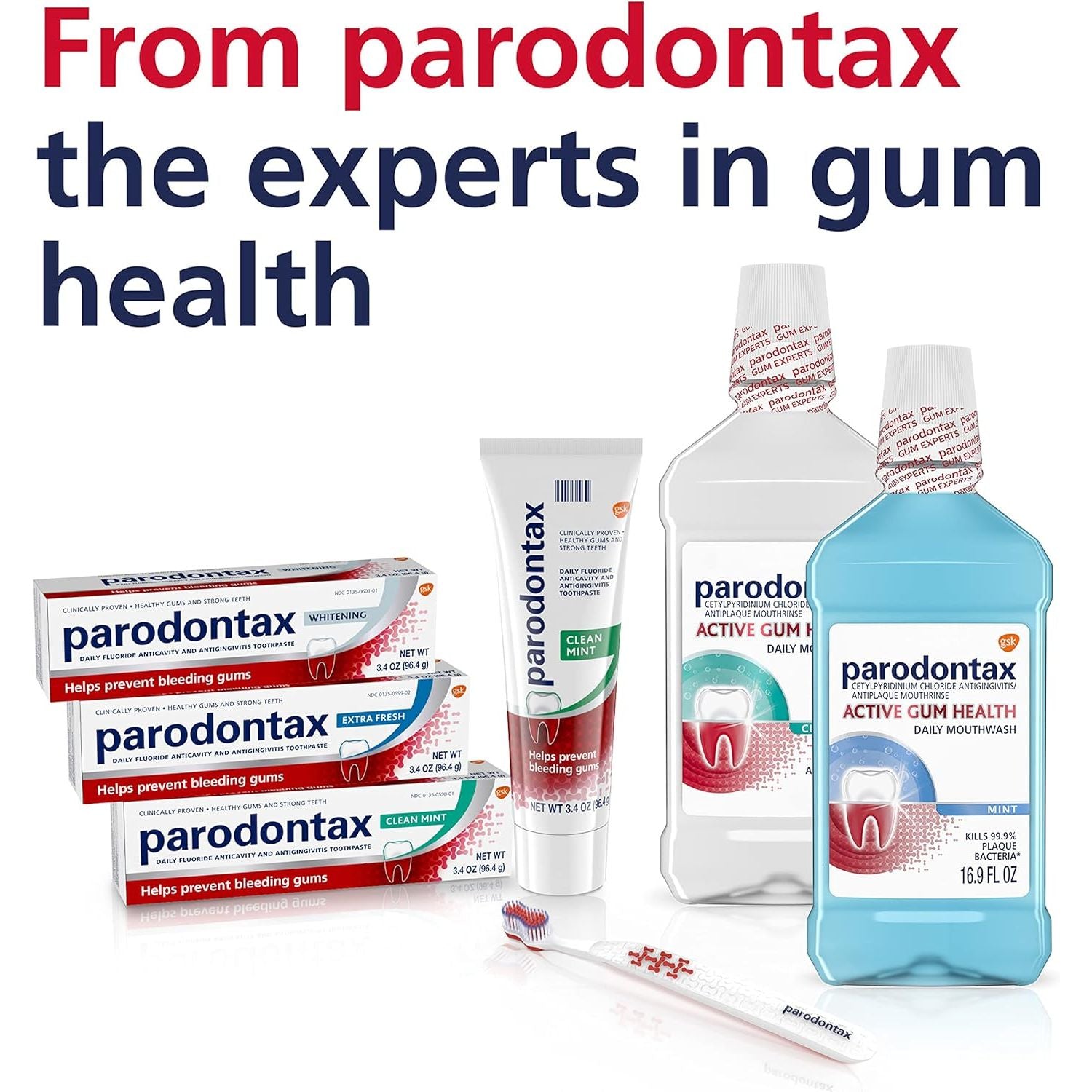 Buy now Parodontax Toothpaste for Bleeding Gums, Gingivitis Treatment and Cavity Prevention, Clean mint - 3.4 Ounces at indiglob india