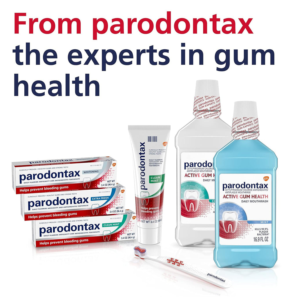 Buy now Parodontax Whitening Toothpaste for Bleeding Gums, Teeth Whitening and Gingivitis Treatment - 3.4 Ounces at indiglob india